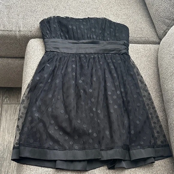 Forever 21 Black Mini Dress - Picture 1 of 2